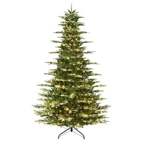 9-ft Pre-Lit Aspen Christmas Tree