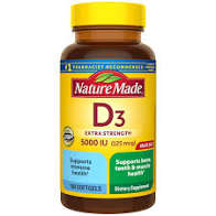 Nature Made Vitamin D3 5000 IU, 400 ct