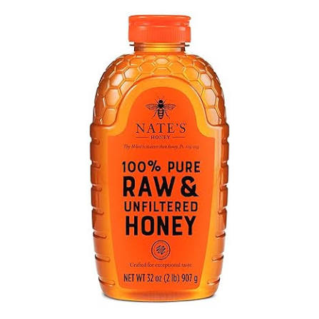 Natures Nate 100% Pure Honey, 32 oz